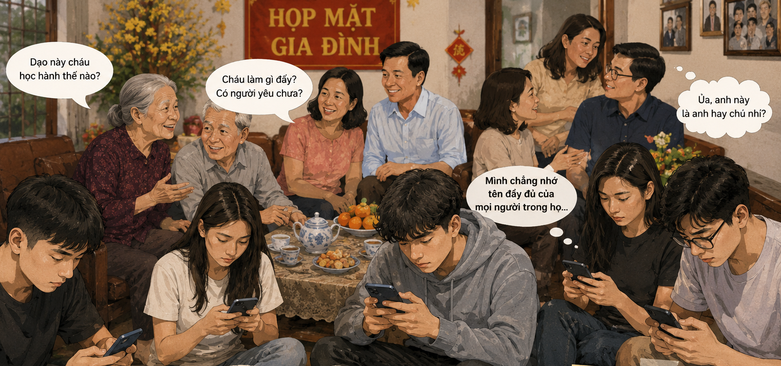 Khi người trẻ ngày càng xa họ hàng